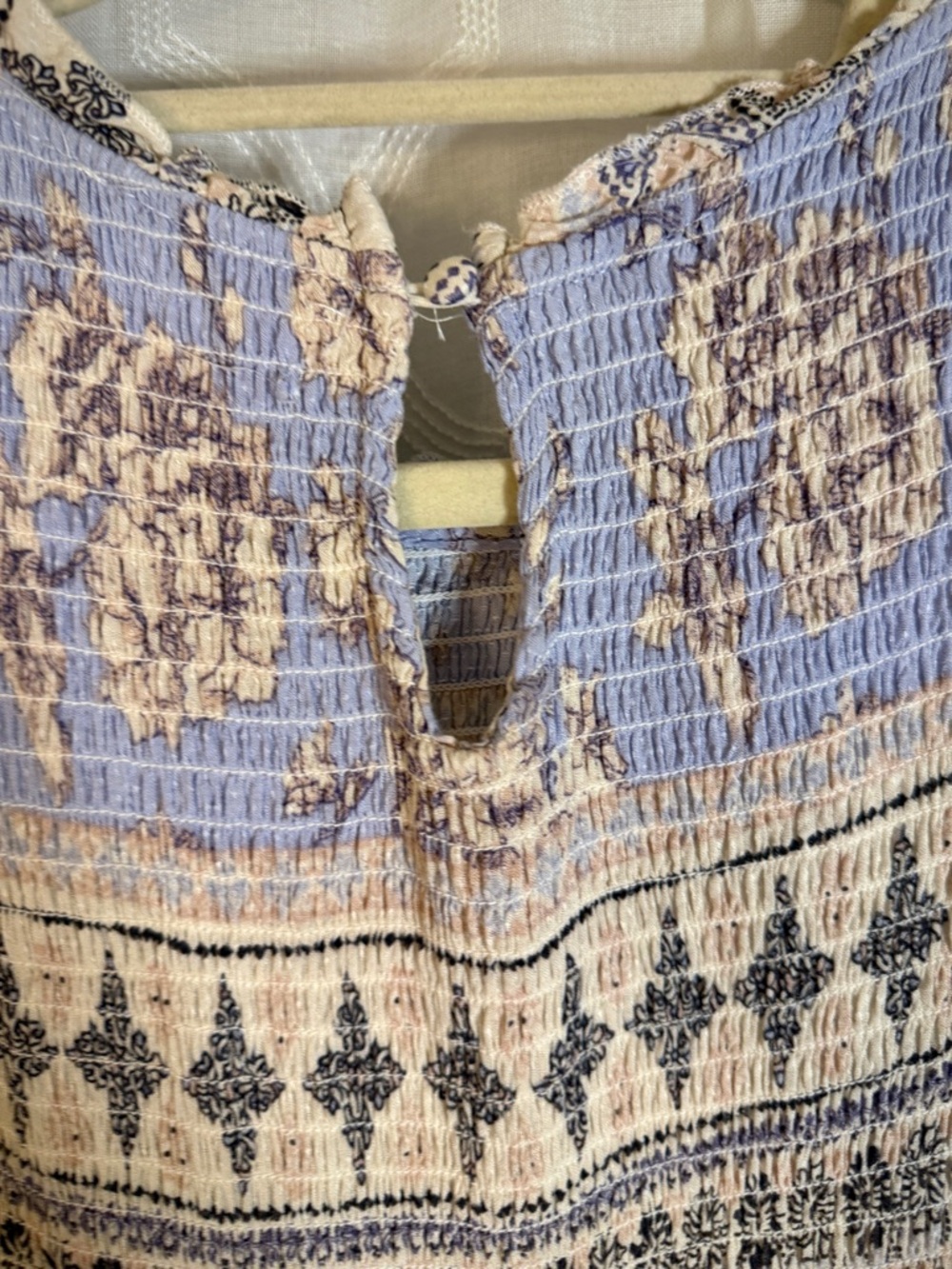 Altar'd State Lavender and Cream Boho Maxi Dress - Picture 10 of 11